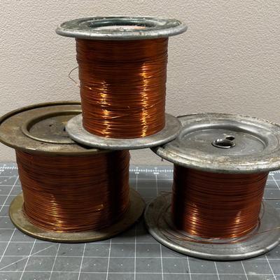 26 Gage  Copper Wire 3 Rolls 