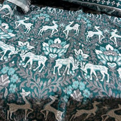 Blanket of Green Deer, Like New
