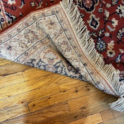 RUST Octagon and Matching Rectangle Rug. 