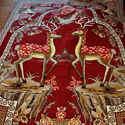 Interesting! Deer "Matt" or Wall Hanging or Tea Rug