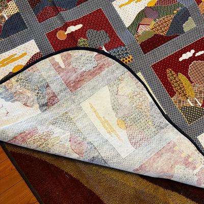 Country Print King Size Bed Cover? Topper 
