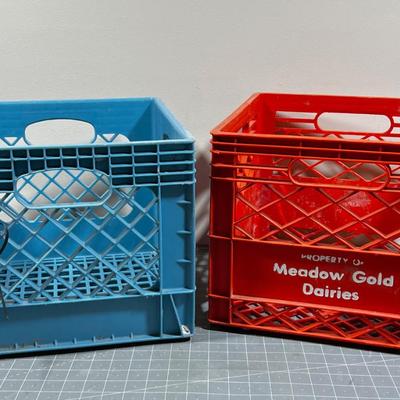 Pair of Milk Crates 