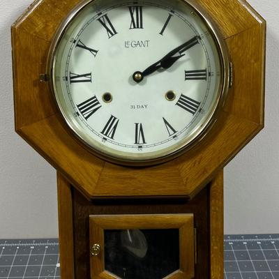 LEGANT 31 Day Wind up Clock