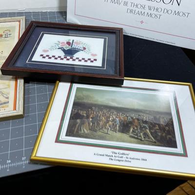 Prints & Posters Used. Some Framed