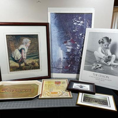 Prints & Posters Used. Some Framed