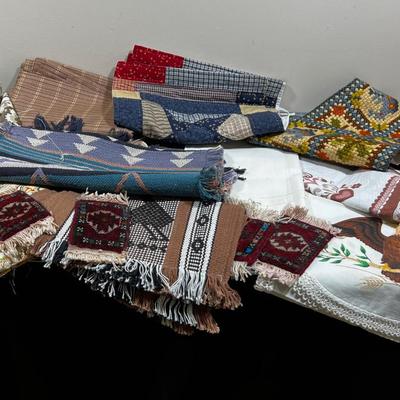 Mixed lot of Linens Hand Crafted and Manufactured items