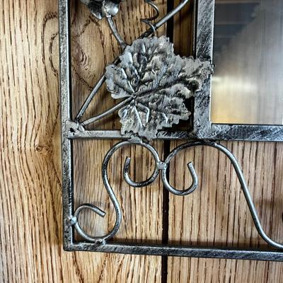 Wrought Iron Framed Mirror