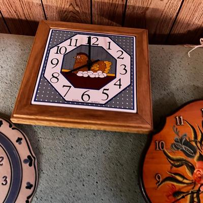 (4) Battery Operated Clocks