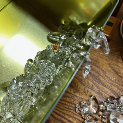 Pile of Glass Chandelier Parts 