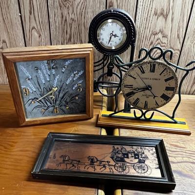 Electric Clock and Carriage Pictures 