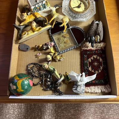 Decorative Parts and Pieces: Animals, Clock, etc. 