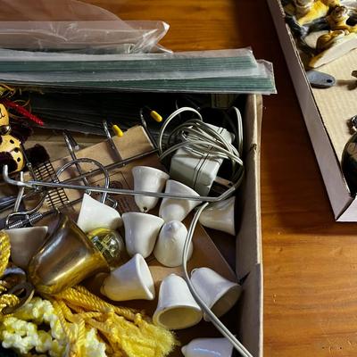 Decorative Parts and Pieces: Wire, Bells, Scissors Macrame etc. 
