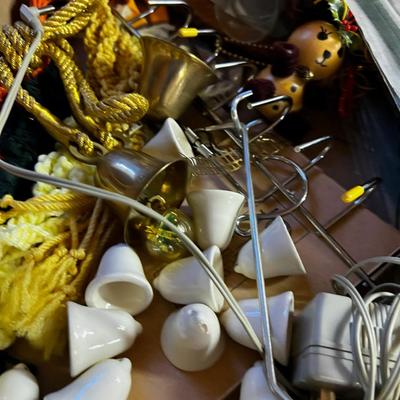 Decorative Parts and Pieces: Wire, Bells, Scissors Macrame etc. 