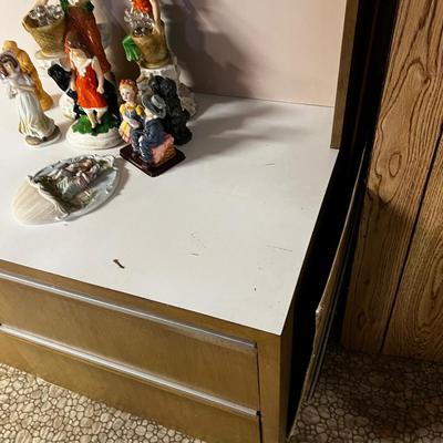 Wood Particle Board with Shelf On Top  Cabinet #C  
