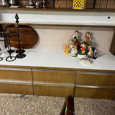 Wood Particle Board with Shelf On Top  Cabinet #C  