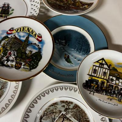 Decorative Collectible Plates Pile