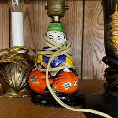 5 Small Table Lamps. 