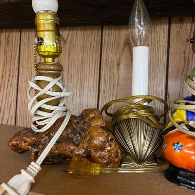 5 Small Table Lamps. 