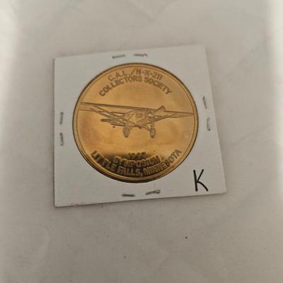 1997 Lindbergh 70th Anniversary bronze medal