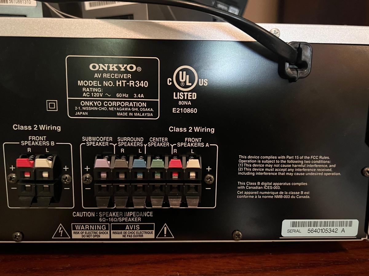 ONKYO HT-R430 Surround Sound | EstateSales.org