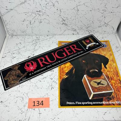 Ruger and True Blue Wall signs