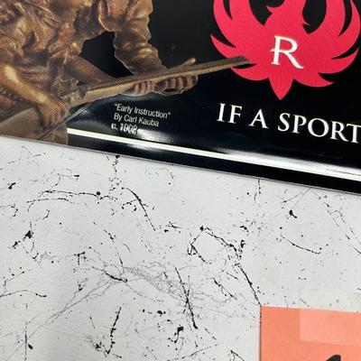 Ruger and True Blue Wall signs