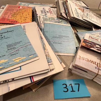 Lot of National Geographic maps