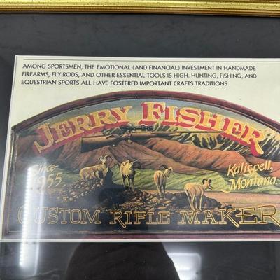 Jerry Fisher Framed AD