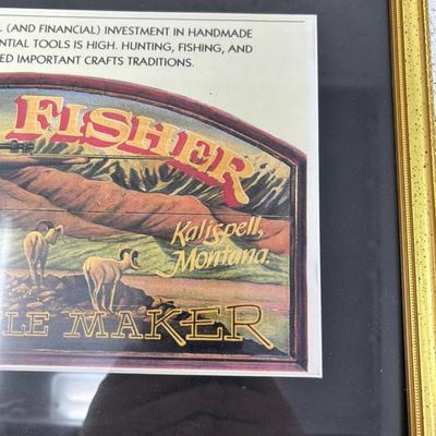 Jerry Fisher Framed AD