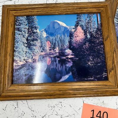 Big Horn Sheep And Yosemite's Half dome Framed Photos