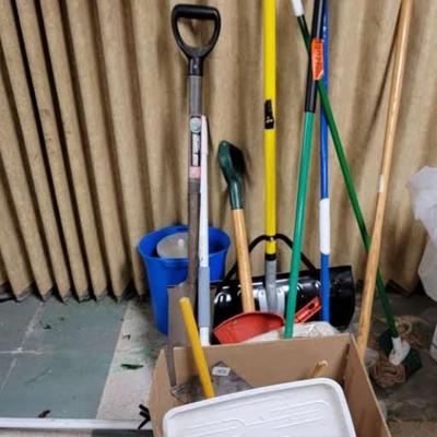 Mops, buckets, shovel and more