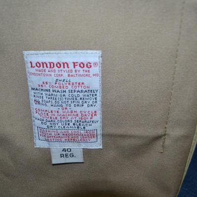 LOT 306. LONDON FOG OVER COAT