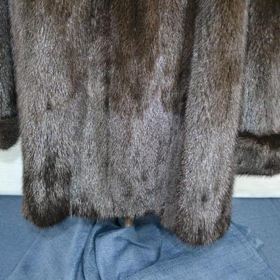LOT 308 NATURAL FUR COAT