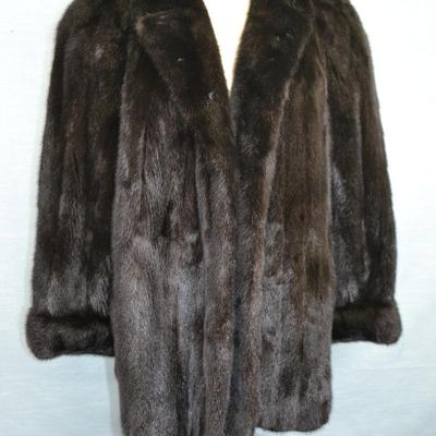 LOT 308 NATURAL FUR COAT