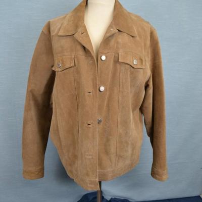 LOT 309. MISTY HARBOR SUEDE JACKET LARGE