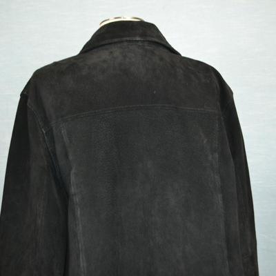LOT 313. MENS EXTRA LARGE SUEDE JACKET