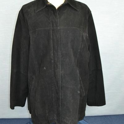 LOT 313. MENS EXTRA LARGE SUEDE JACKET