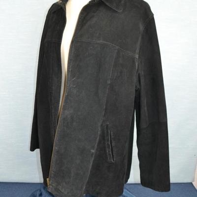 LOT 313. MENS EXTRA LARGE SUEDE JACKET