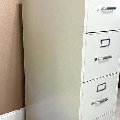 OFFICE DEPOT Vertical 4 Drawer Filing Cabinet With Key