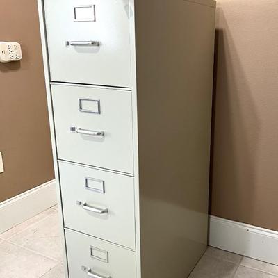 OFFICE DEPOT Vertical 4 Drawer Filing Cabinet With Key