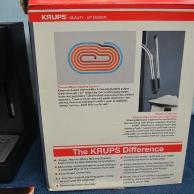 LOT 304. KRUPS ESPRESSO PRINTO CAPPUCCINO MACHINE