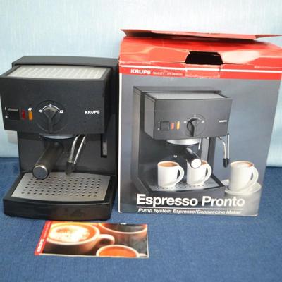 LOT 304. KRUPS ESPRESSO PRINTO CAPPUCCINO MACHINE