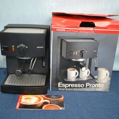 LOT 304. KRUPS ESPRESSO PRINTO CAPPUCCINO MACHINE