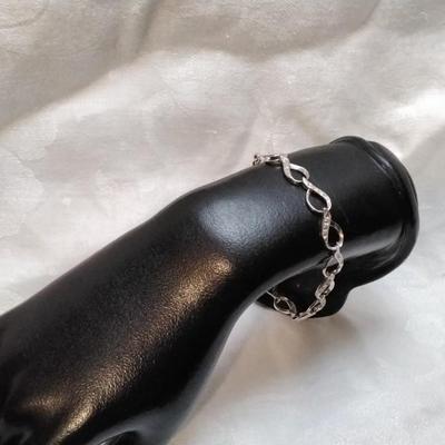 Eternity Diamond 7" 925 Bracelet