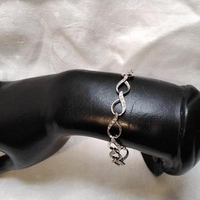 Eternity Diamond 7" 925 Bracelet