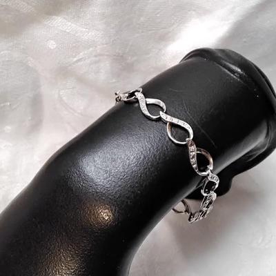Eternity Diamond 7" 925 Bracelet