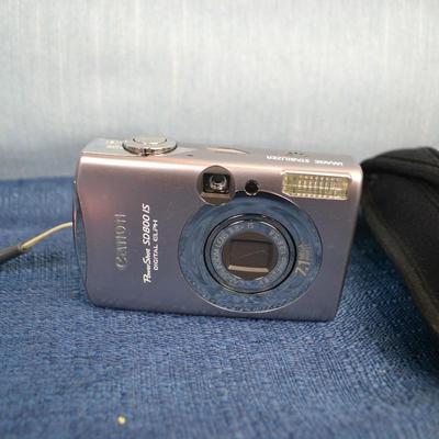 LOT 319 CANON POWER SHOT CAMERA SD800 IS