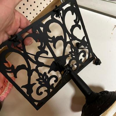 Cast Iron Music or Book Stand 