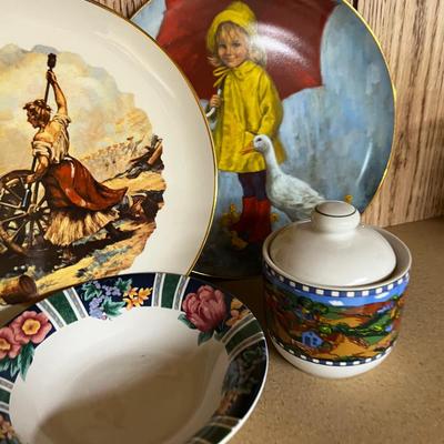 Ceramics Lot: Plates, Decorative& Functional. 
