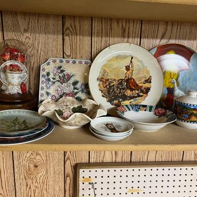 Ceramics Lot: Plates, Decorative& Functional. 